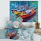 Designart - Three Boats In The Harbor - Nautical & Coastal Canvas Wall Art Print